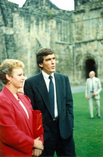 Dave Rutley with Joan Boydell
