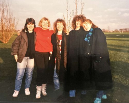 Sioned, Claire, Fiona Martin, Melanie, Melanie