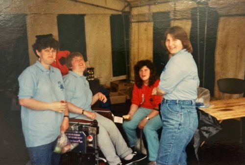 Jacky Brooks, Elaine Jones, Celia (Wright) Elliott, Lynn Smith