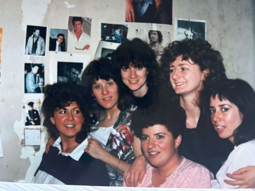 Joan, Ruth, Julie, Melanie, Karen, with Claire in front